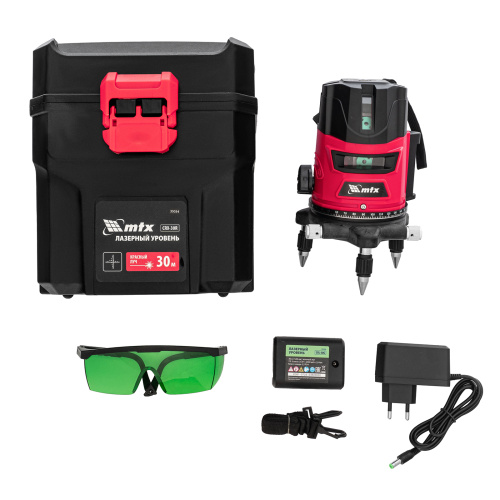 Лазерный уровень CRL-30G, 30 м, зеленый луч, акк. Li 2400 mah, резьба 5/8" MTX по ценам производителя в Уфе с доставкой по всей России