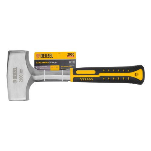 Кувалда 2 кг, цельнометаллическая, двухкомпонентная рукоятка Denzel по ценам производителя в Уфе с доставкой по всей России