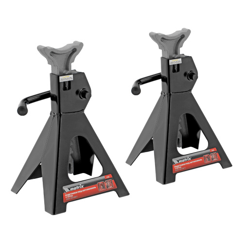 Подставки под машину регулируемые, 2 т, H подъема 275-420 мм, 2 шт Matrix по ценам производителя в Уфе с доставкой по всей России