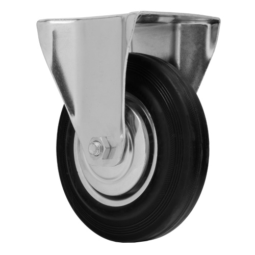 Колесо неповоротное D 160 мм, крепление  платформенное Сибртех по ценам производителя в Уфе с доставкой по всей России