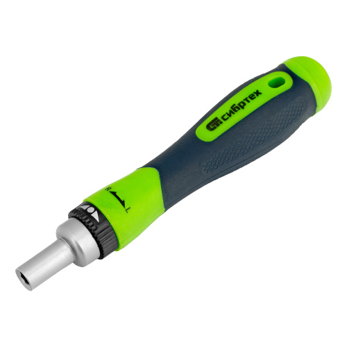 Отвертка реверсивная для точных работ с набором бит и торцевых головок, 32 предмета, CrV Сибртех по ценам производителя в Уфе с доставкой по всей России