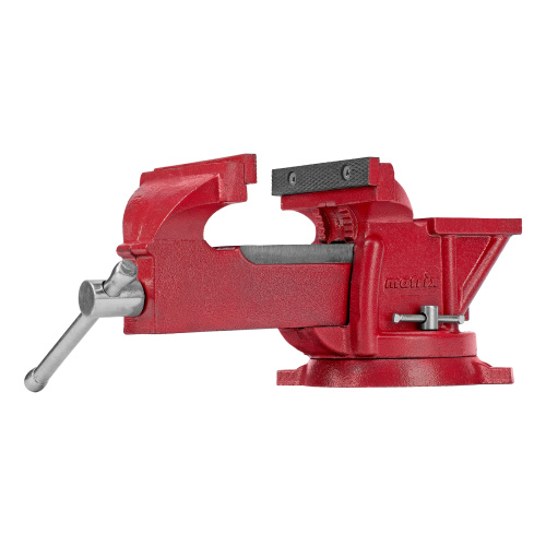 Тиски слесарные, 125 мм, поворотные, с наковальней Matrix по ценам производителя в Уфе с доставкой по всей России