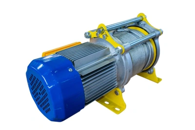 Лебедка электрическая  300/600кг  60/30м с канатом 380В 24м/мин алюминиевый корпус TOR KCD (TSA) купить в Москве с доставкой по всей России | ProtosMarket.ru