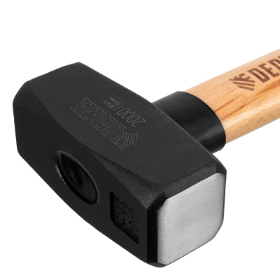 Кувалда, 2000 г, кованая головка, буковая рукоятка Denzel по ценам производителя в Уфе с доставкой по всей России