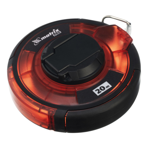 Рулетка геодезическая 20 м х 12,5 мм, закрытый корпус, стальная лента, односторонняя шкала, Pro Matrix по ценам производителя в Уфе с доставкой по всей России