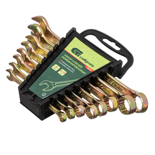 Набор ключей комбинированных 8-19 мм, 8 шт Сибртех по ценам производителя в Уфе с доставкой по всей России