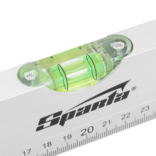 Уровень алюминиевый, 400 мм, 3 глазка, линейка Sparta по ценам производителя в Уфе с доставкой по всей России