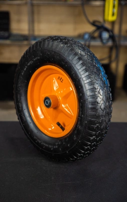 Колесо пневматическое резиновое 387 мм 4.00-8 (подшипник 12 мм) купить в Москве с доставкой по всей России | ProtosMarket.ru