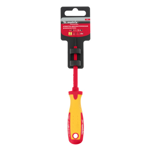 Отвертка Insulated, SL3 x 80 мм, CrMo, до 1000 В, двухкомпонентная рукоятка Matrix Professional по ценам производителя в Уфе с доставкой по всей России