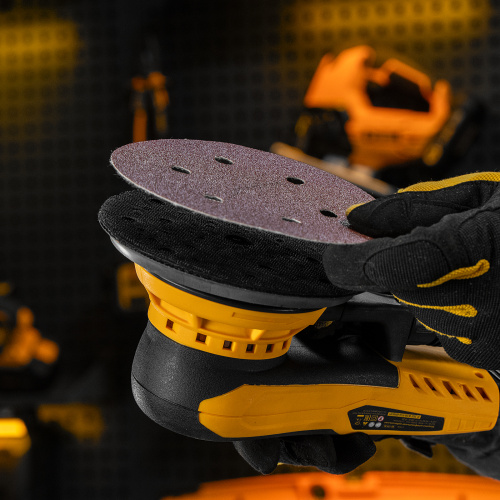 Машина шлифовальная орбитальная бесщет OS-150-BL, 350 Вт, 4000-10000 об/мин Denzel по ценам производителя в Уфе с доставкой по всей России