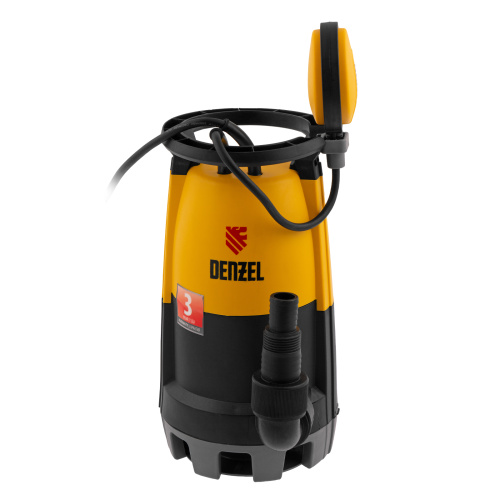 Дренажный насос для чистой и грязной воды DP-600S, 600 Вт, напор 7 м, 13000 л/ч Denzel по ценам производителя в Уфе с доставкой по всей России