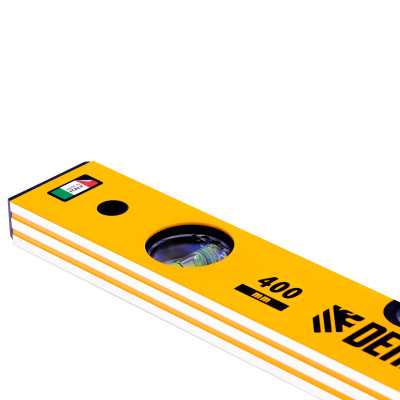 Уровень алюминиевый, 400 мм, фрезерованный, 3 глазка Denzel по ценам производителя в Уфе с доставкой по всей России