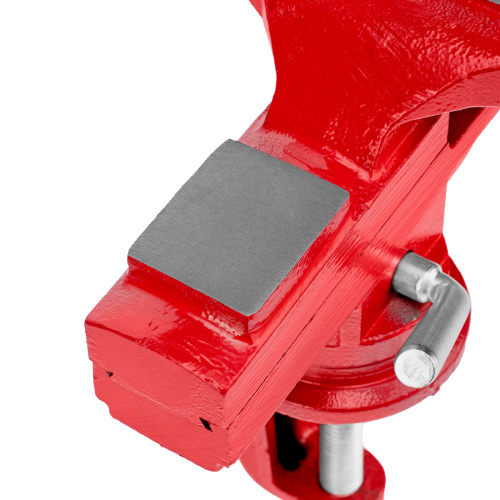 Тиски слесарные, 80 мм, настольные, поворотные, c наковальней MTX по ценам производителя в Уфе с доставкой по всей России