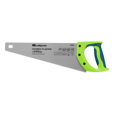 Ножовка по дереву"Зубец" для точных пильных работ, 350 мм, каленый зуб 2D, 14 TPI, двухкомпонентная рукоятка Сибртех по ценам производителя в Уфе с доставкой по всей России