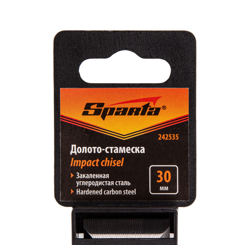 Долото-стамеска 30 мм, деревянная рукоятка Sparta по ценам производителя в Уфе с доставкой по всей России