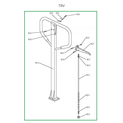 Ручка в сборе для TRV по ценам производителя в Уфе с доставкой по всей России