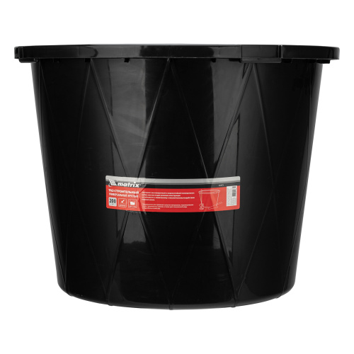 Таз строительный круглый универсальный, 200л, ударопрочный, с ребрами жесткости Matrix по ценам производителя в Уфе с доставкой по всей России