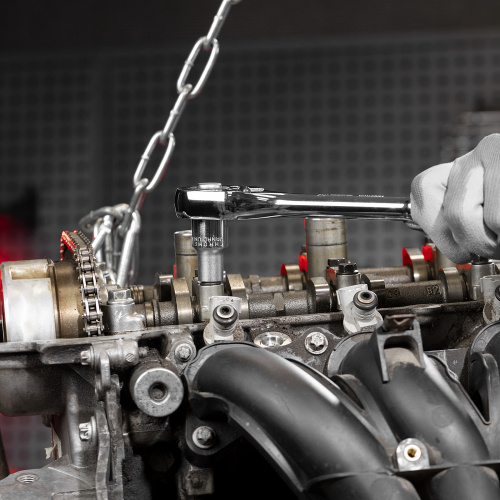 Набор торцевых головок, 1/2", головки 10 - 24 мм, с трещот. ключом, 12 предметов Matrix по ценам производителя в Уфе с доставкой по всей России