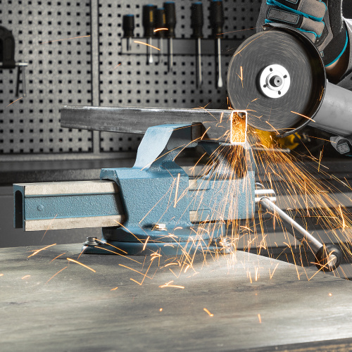 Тиски слесарные, 100 мм, поворотные (Глазов) по ценам производителя в Уфе с доставкой по всей России