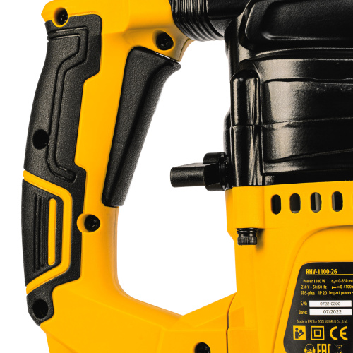 Перфоратор электрический RHV-1100-26, SDS-plus, 1100 Вт, 4 Дж, 3 режима Denzel по ценам производителя в Уфе с доставкой по всей России