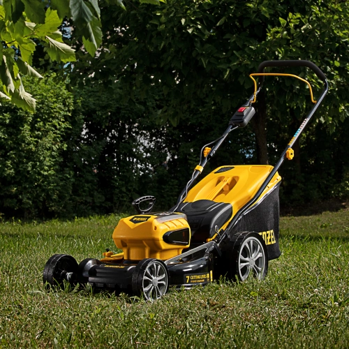 Газонокосилка аккумуляторная бесщеточная RLM450-36, Li-ion, 36 В, 4 Ач, 450 мм, травосборник 40 л Denzel по ценам производителя в Уфе с доставкой по всей России