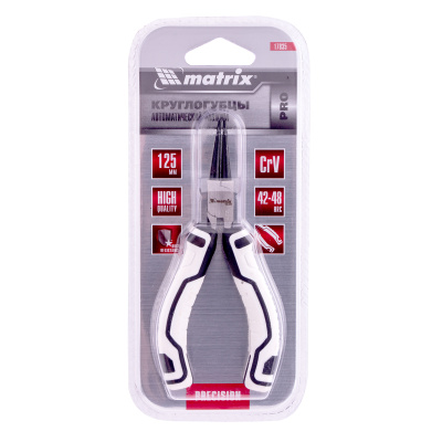 Круглогубцы Mini, 125 мм, авторазжим, Pro Matrix по ценам производителя в Уфе с доставкой по всей России