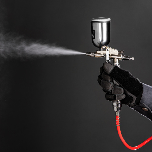 Краскораспылитель пневматический для финишных работ с верхним бачком V 0,1 л, сопло D 0.5 мм Matrix по ценам производителя в Уфе с доставкой по всей России