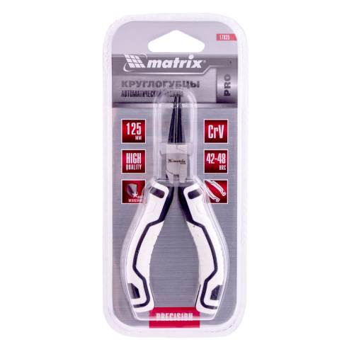 Круглогубцы Mini, 125 мм, авторазжим, Pro Matrix по ценам производителя в Уфе с доставкой по всей России