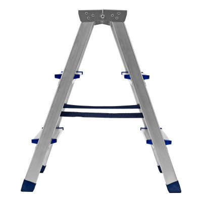 Стремянка двусторонняя 3 ступени, алюминиевая, Сибртех по ценам производителя в Уфе с доставкой по всей России