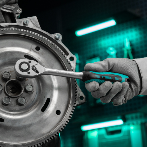 Набор торцевых головок с трещоткой 1/2", 24 предмета Stels по ценам производителя в Уфе с доставкой по всей России