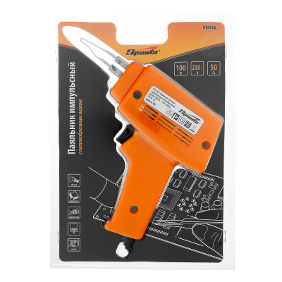 Паяльник импульсный с петлеобразным жалом, 100 Вт, 220 В Sparta по ценам производителя в Уфе с доставкой по всей России