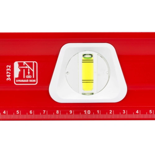 Уровень алюминиевый, магнит, фрезерованный, 3 глазка (1 зеркальный) двухкомпонентные рукоятки, 800 мм Matrix по ценам производителя в Уфе с доставкой по всей России