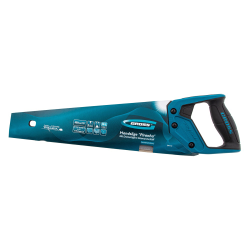 Ножовка по дереву "PIRANHA", 400 мм, 7 TPI, 3D-зуб, тефлоновое покрытие полотна, двухкомпонентная рукоятка Gross по ценам производителя в Уфе с доставкой по всей России