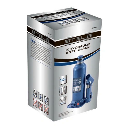 Домкрат гидравлический бутылочный, 10 т, h подъема 222-447 мм Stels по ценам производителя в Уфе с доставкой по всей России