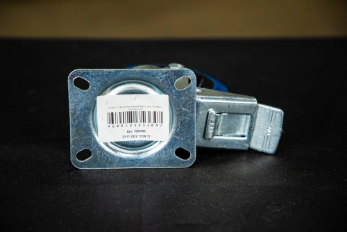 Колесо поворотное резина SRCLb 42 100 мм с тормозом (F) по ценам производителя в Уфе с доставкой по всей России