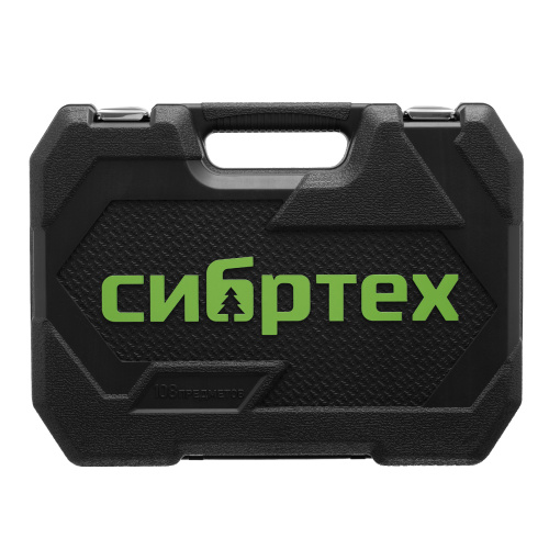 Набор инструментов, 1/2", 1/4", 108 предметов// Сибртех по ценам производителя в Уфе с доставкой по всей России