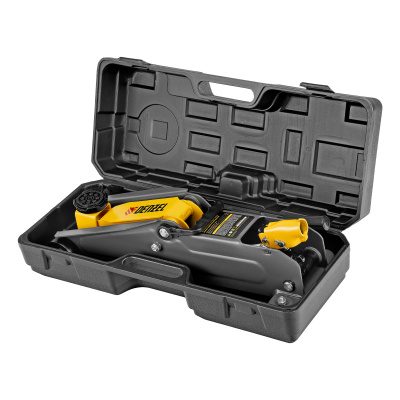 Домкрат гидравлический подкатной, 2 т, 135-385 мм, в пласт. кейсе Denzel по ценам производителя в Уфе с доставкой по всей России