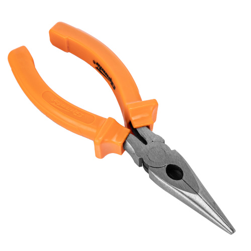 Длинногубцы прямые Classic, 160 мм, шлифованные, пластмассовые рукоятки Sparta по ценам производителя в Уфе с доставкой по всей России