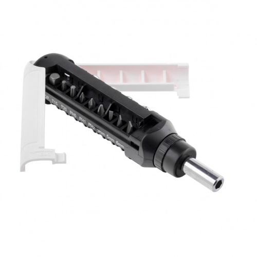 Отвертка реверсивная с набором бит и торцевых головок, 15 шт, CrV Matrix Pro по ценам производителя в Уфе с доставкой по всей России