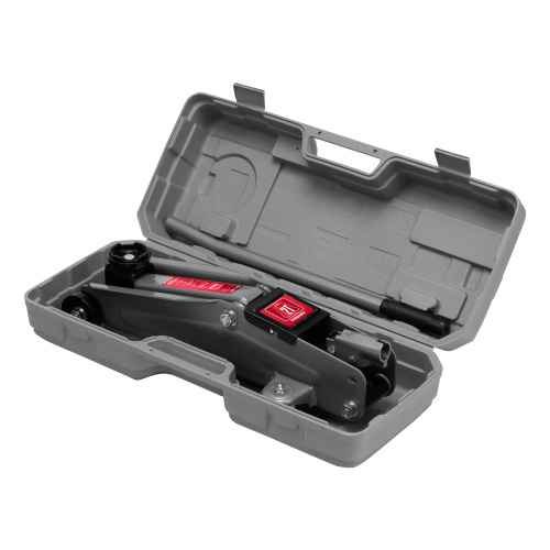 Домкрат гидравлический подкатной, 2 т, высота подъема 135-385 мм, в пластиковый кейсе Matrix по ценам производителя в Уфе с доставкой по всей России