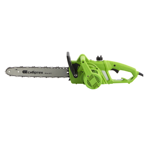 Пила цепная электрическая ПЦЭ-2000П с поперечным двигателем, 2.0 кВт, 16'' (40 см) Сибртех по ценам производителя в Уфе с доставкой по всей России