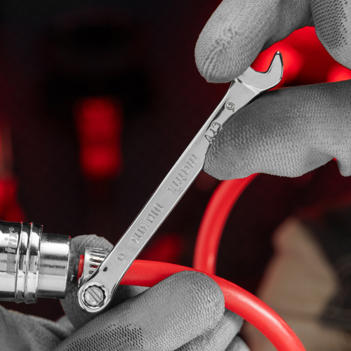 Ключ комбинированный, 6 мм, CrV, полированный хром Matrix по ценам производителя в Уфе с доставкой по всей России