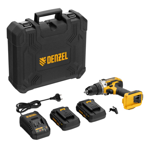 Дрель-шуруповерт аккумуляторная, бесщет. BLDL-18-02 Li-Ion, 18 В Denzel по ценам производителя в Уфе с доставкой по всей России