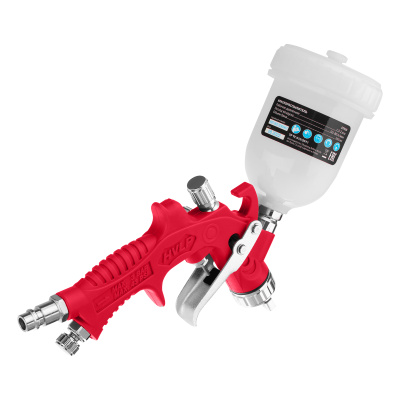 Краскораспылитель HVLP пневмат. с верхним бачком V= 0,1 л, сопло диаметром 0.8 мм Matrix по ценам производителя в Уфе с доставкой по всей России