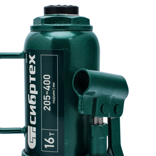 Домкрат гидравлический бутылочный, 16 т, 205-400 мм Сибртех по ценам производителя в Уфе с доставкой по всей России