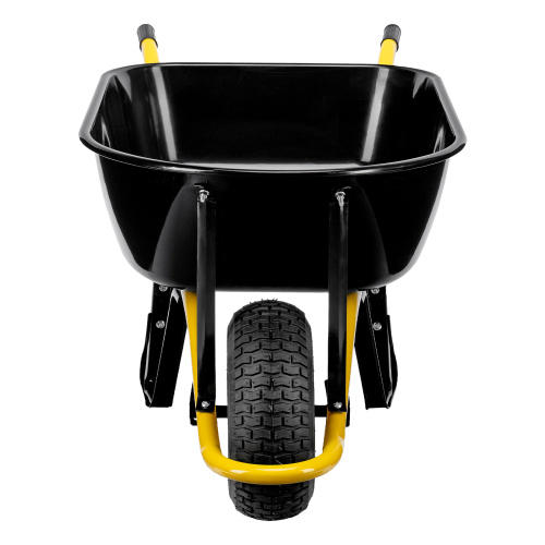 Тачка строительная, усиленная, объем 130 л, 230 кг, колесо 15х6.00-6 Denzel по ценам производителя в Уфе с доставкой по всей России