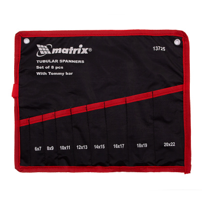 Набор ключей трубчатых торцевых 9 предметов Matrix по ценам производителя в Уфе с доставкой по всей России