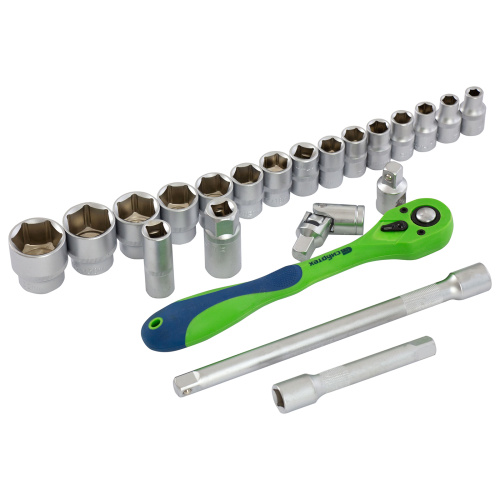 Набор инструментов 32 предмета, CrV, 1/2" Сибртех по ценам производителя в Уфе с доставкой по всей России