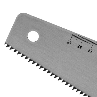 Ножовка по дереву, 450 мм, 7-8 TPI, каленый зуб, линейка, деревянная рукоятка Sparta по ценам производителя в Уфе с доставкой по всей России