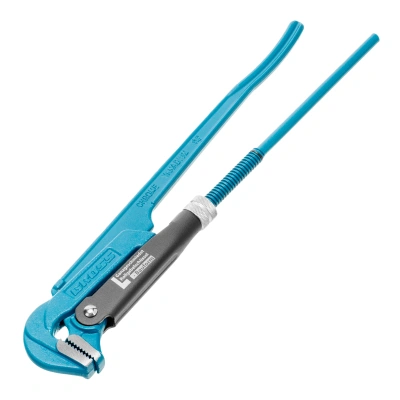 Ключ трубный рычажный 1.5, №2, цельнокованый, CrV, тип "L" Gross по ценам производителя в Уфе с доставкой по всей России